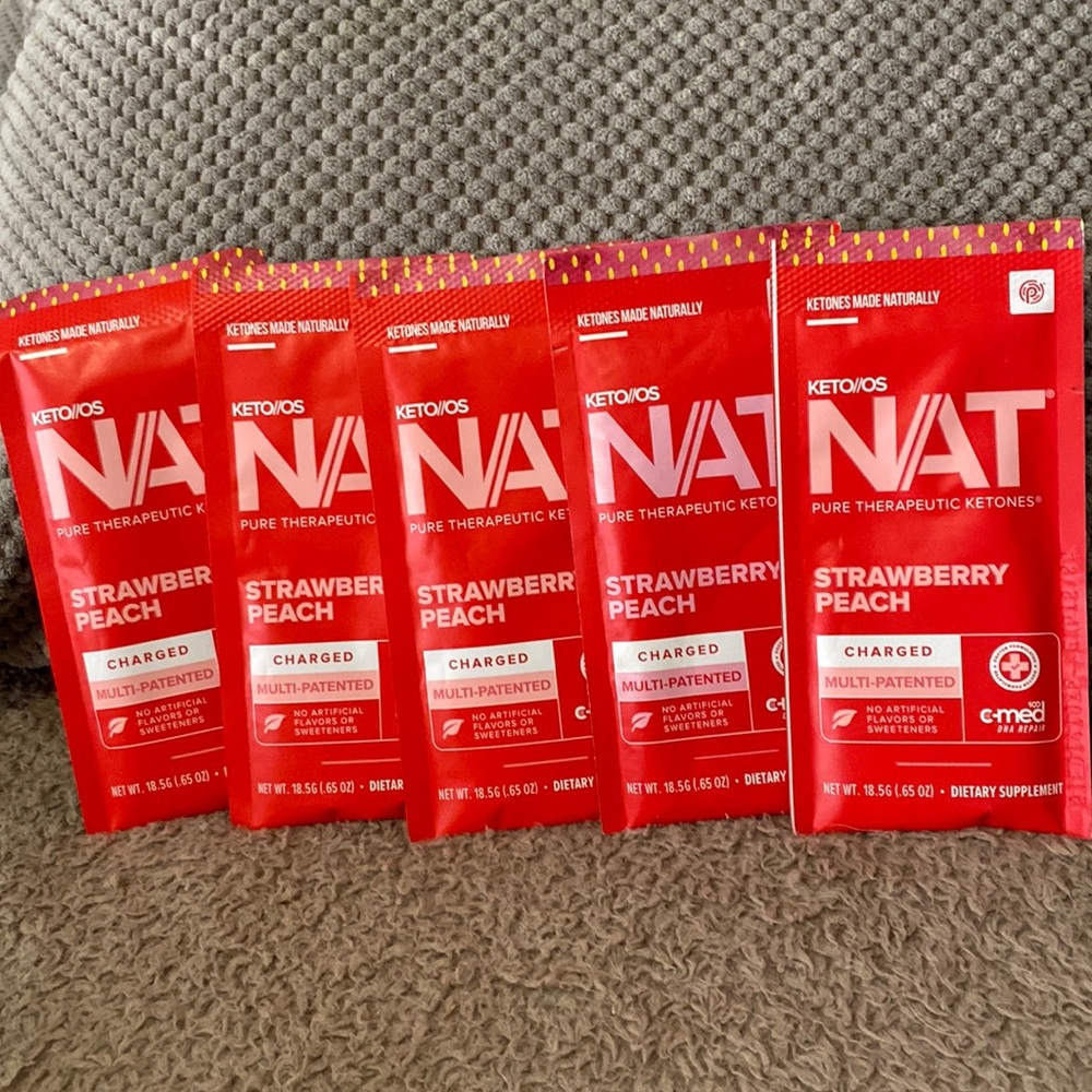 5 pack Strawberry Peach Ketones